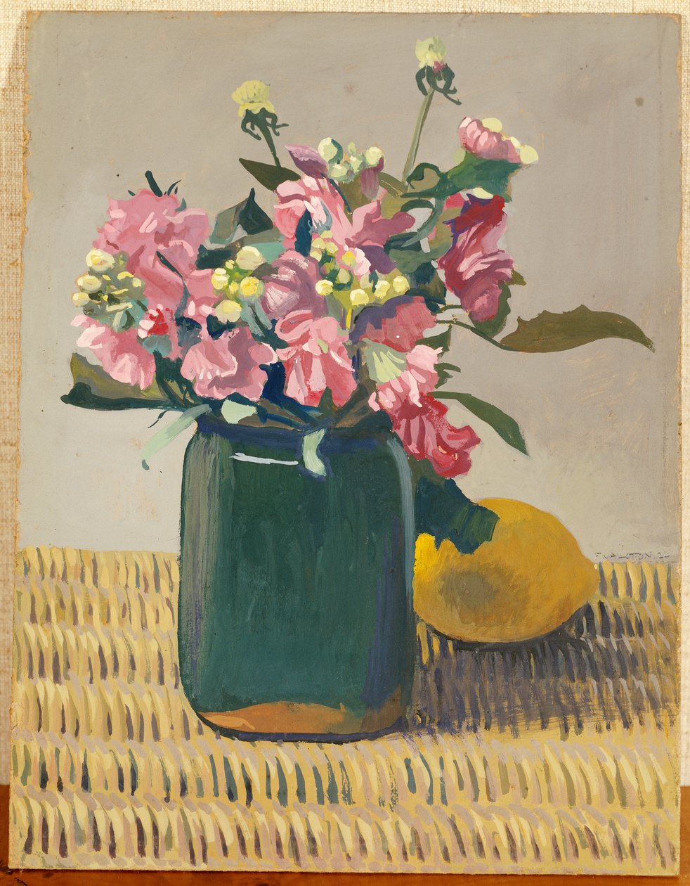 Kytice květin a citronu, 1924 od Felix Edouard Vallotton