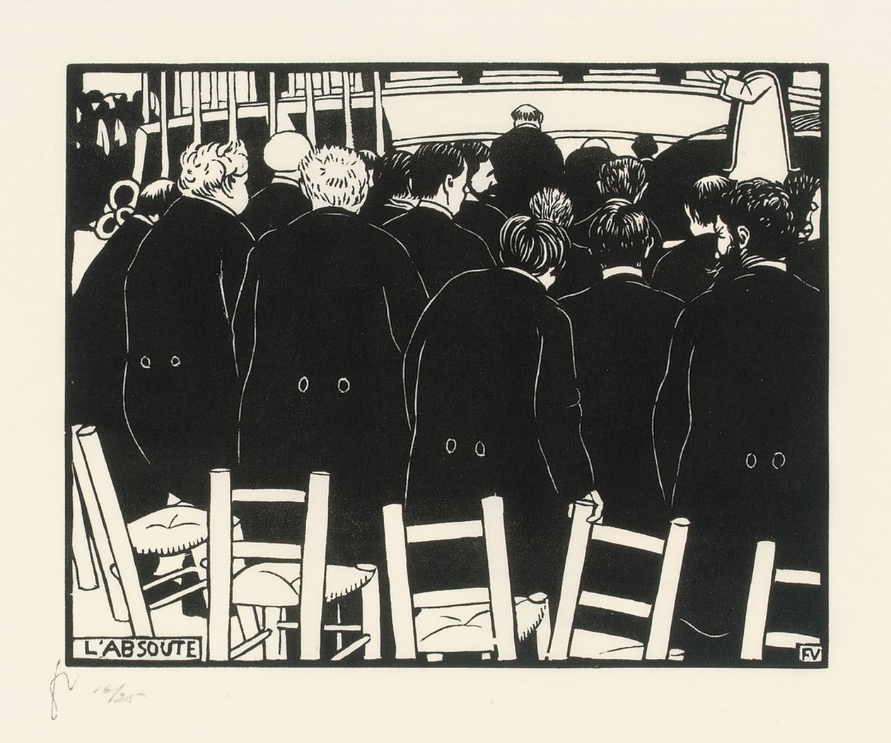 Rozhřešení od Felix Edouard Vallotton