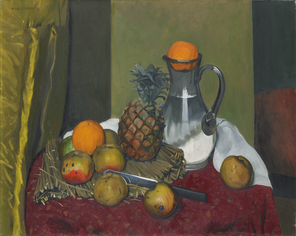 Jablka a ananas, 1923 od Felix Edouard Vallotton