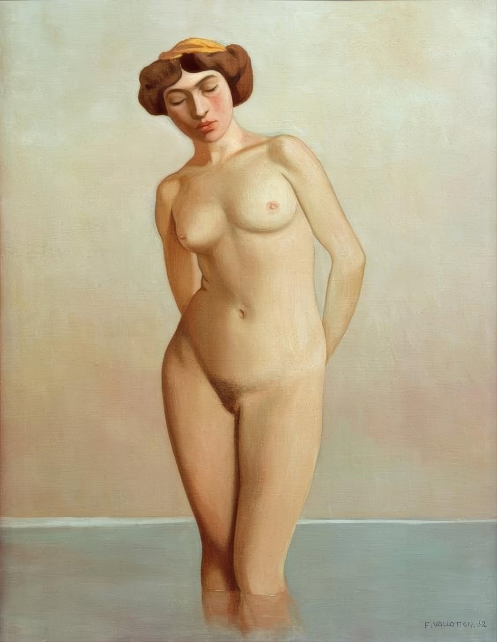 Koupat se ve vodě od Felix Edouard Vallotton
