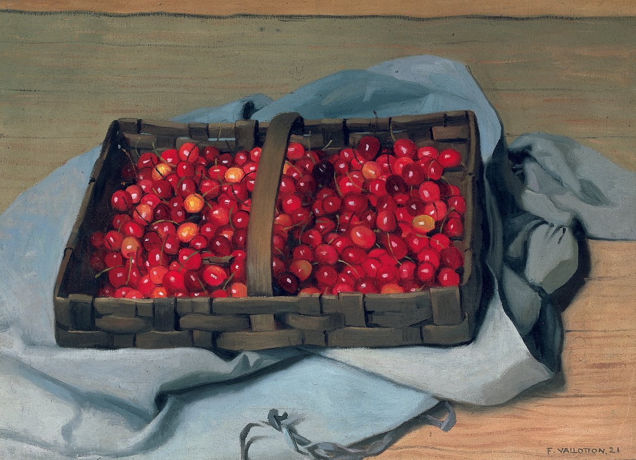 Košík třešní, 1921 od Felix Edouard Vallotton