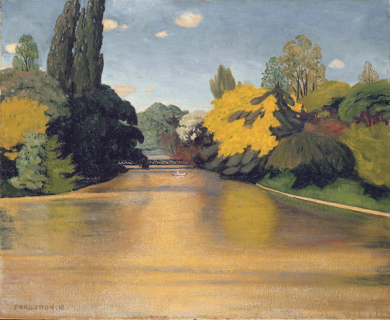 Bois de Boulogne, Las St. James, 1918 od Felix Edouard Vallotton