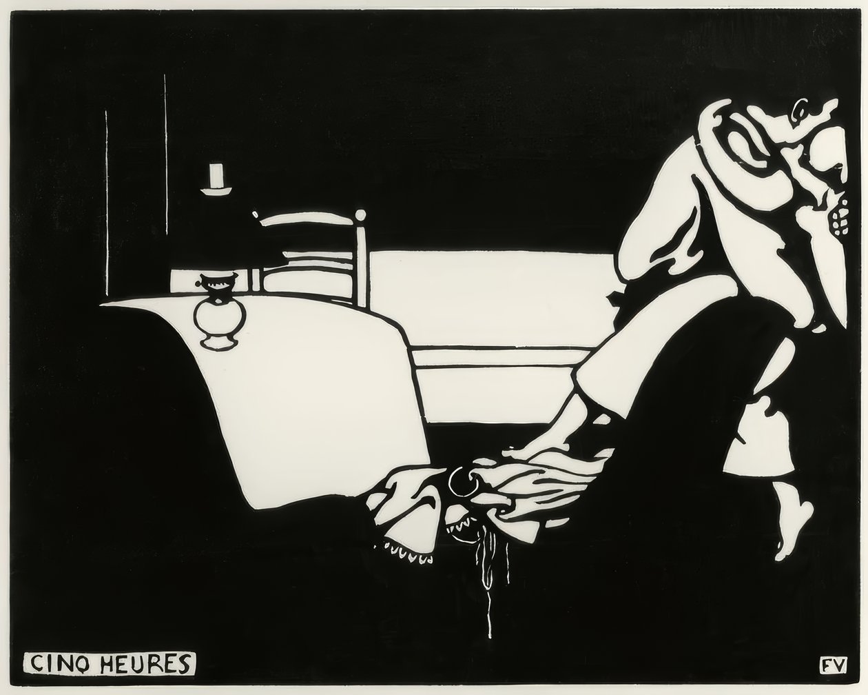 Pět hodin od Felix Edouard Vallotton