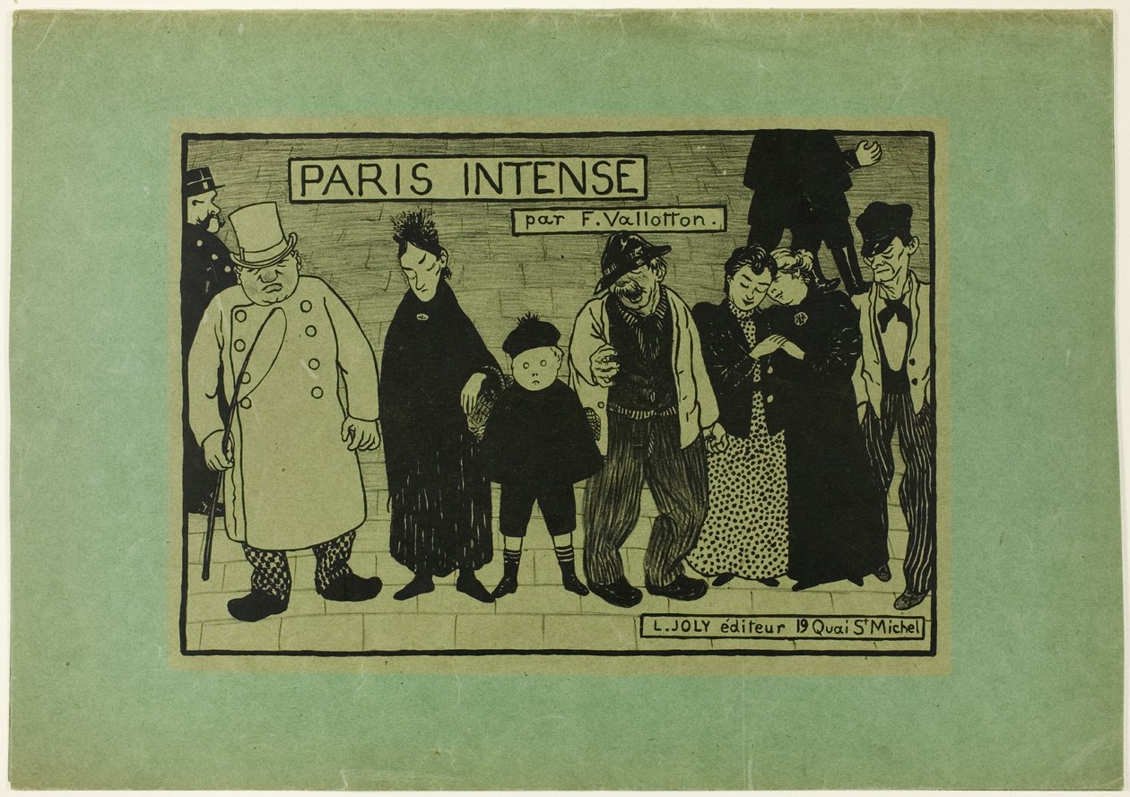 Obal pro Paris Intense od Felix Edouard Vallotton