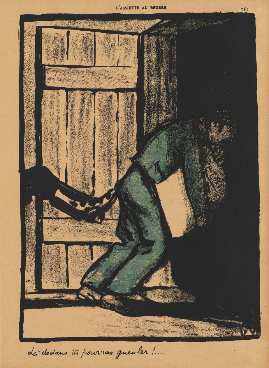 Zločiny a tresty IV, 761: Můžete řvát, 1872. od Felix Edouard Vallotton