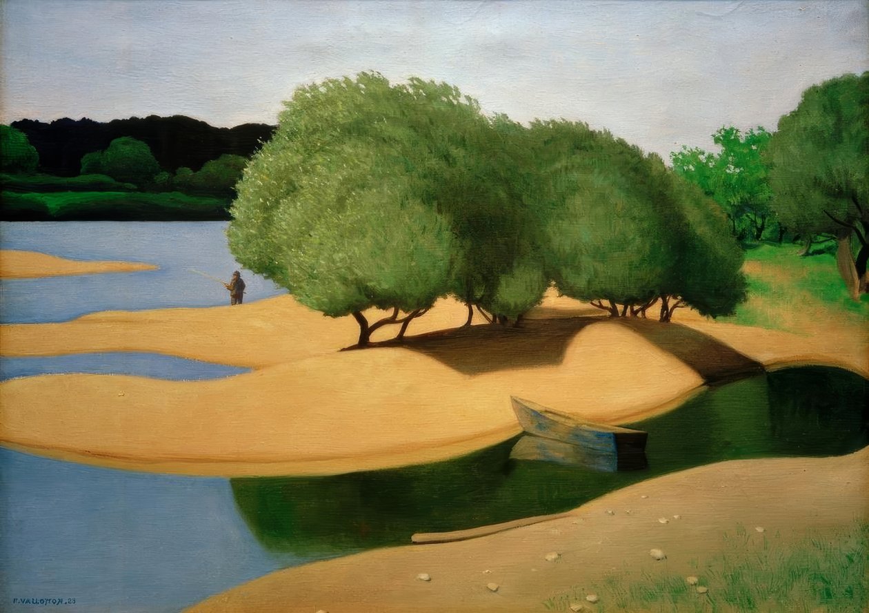 Písky na březích Loiry od Felix Edouard Vallotton
