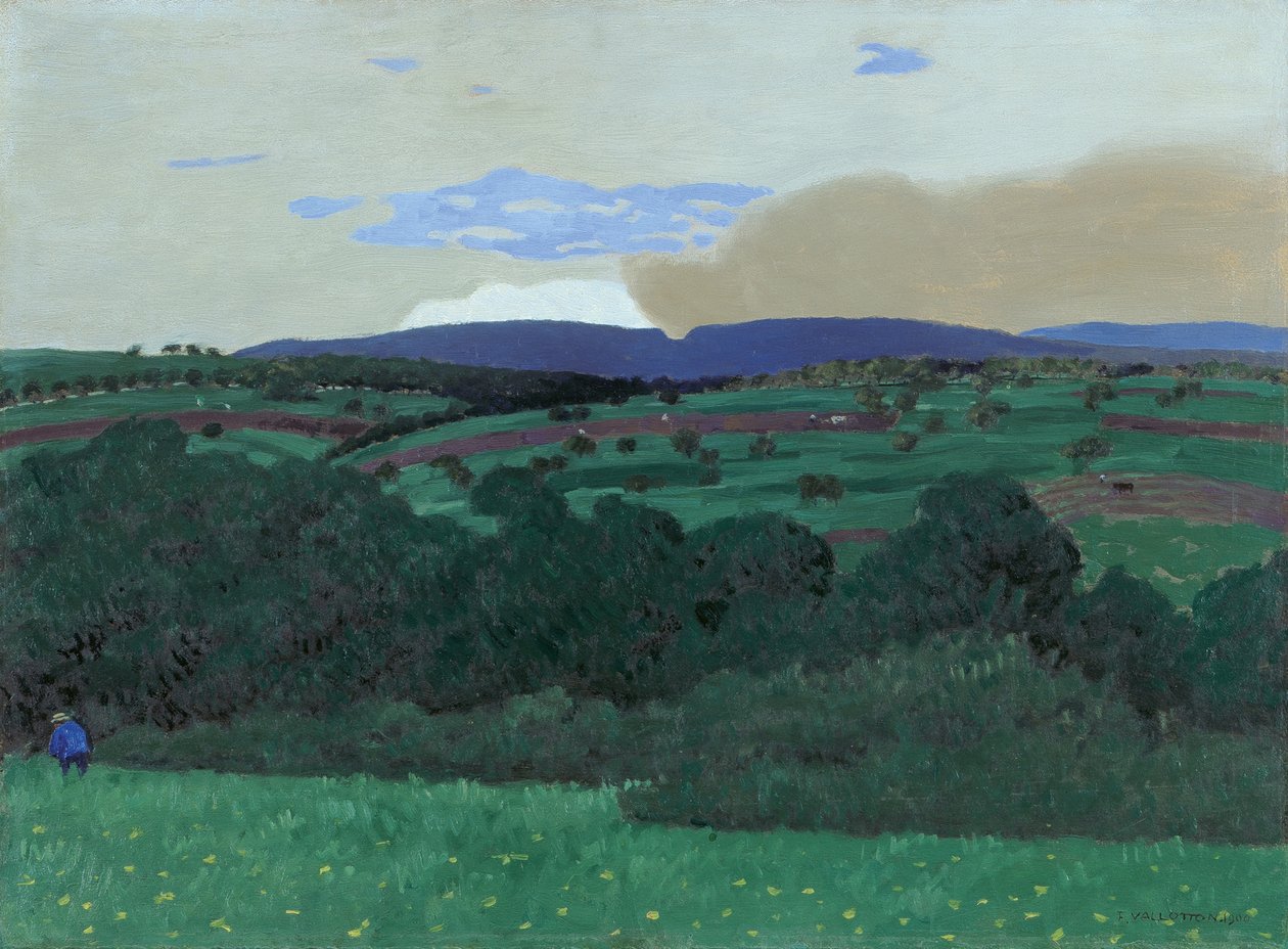 Okolí Lausanne, 1900. od Felix Edouard Vallotton