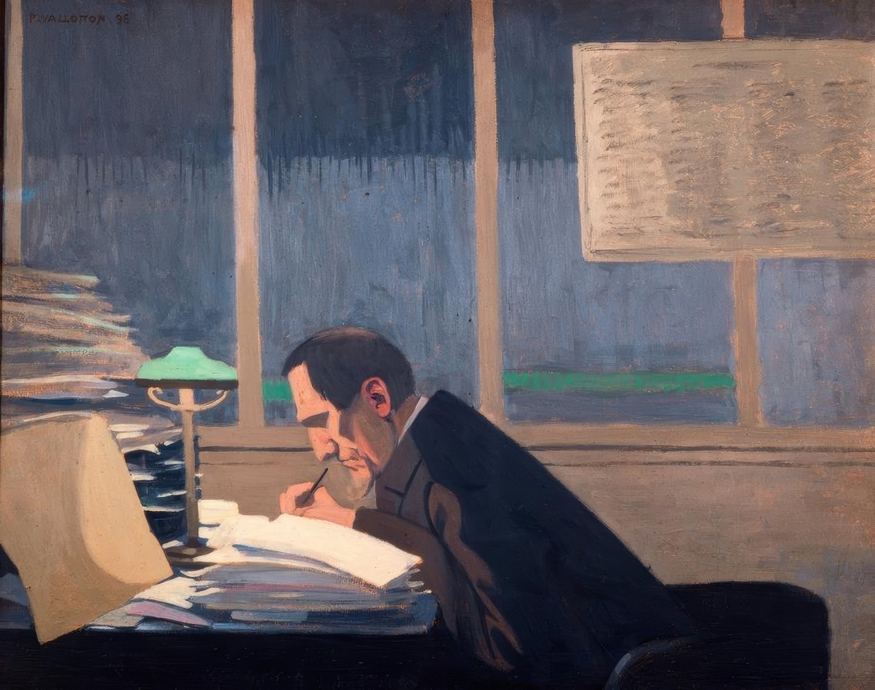 Felix Feneon v Revue Blanche od Felix Edouard Vallotton
