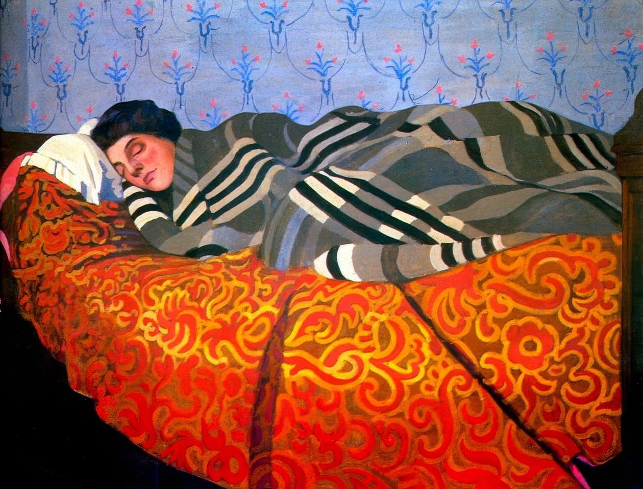 Félix Edouard Vallotton (1865 - 1925), švýcarský malíř od Felix Edouard Vallotton