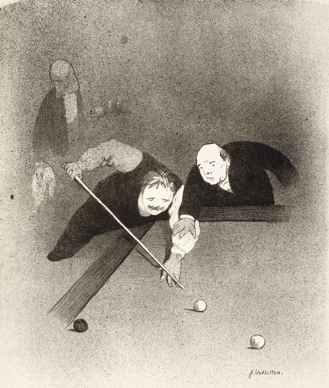 Pro LEscarmouche: The Bores, 1898 od Felix Edouard Vallotton