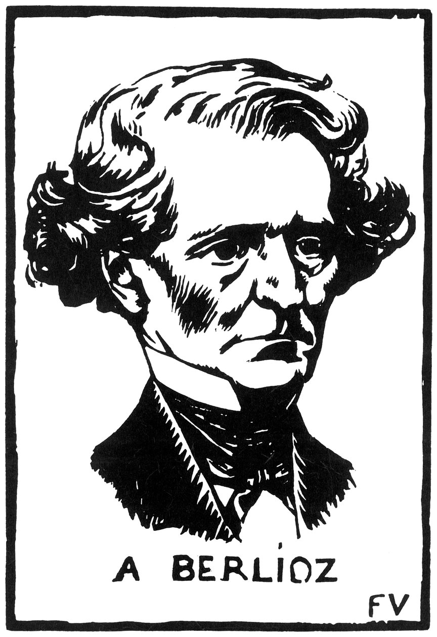 Hector Berlioz 1803-1869, 1891. od Felix Edouard Vallotton