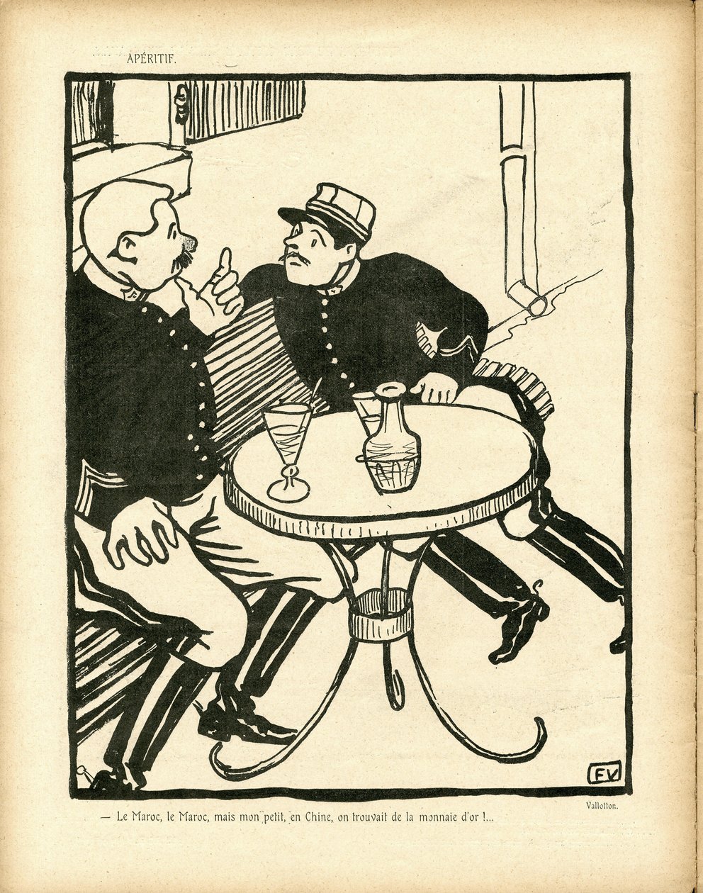 Ilustrace Felix dit Vallotton od Felix Edouard Vallotton