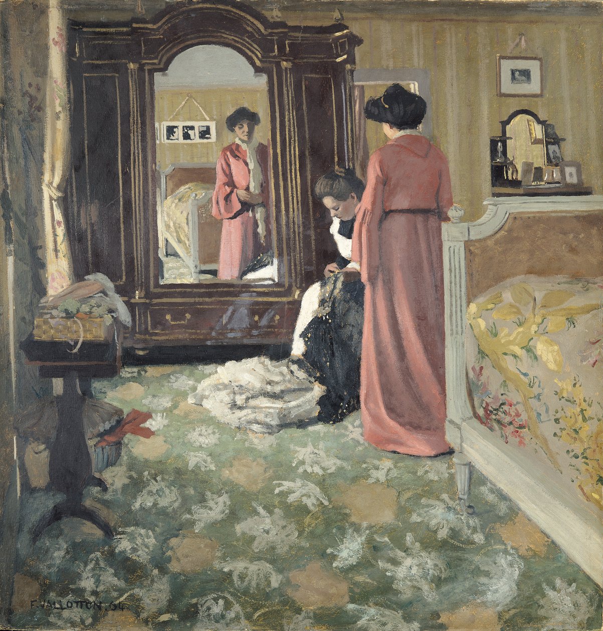 Interiér od Felix Edouard Vallotton
