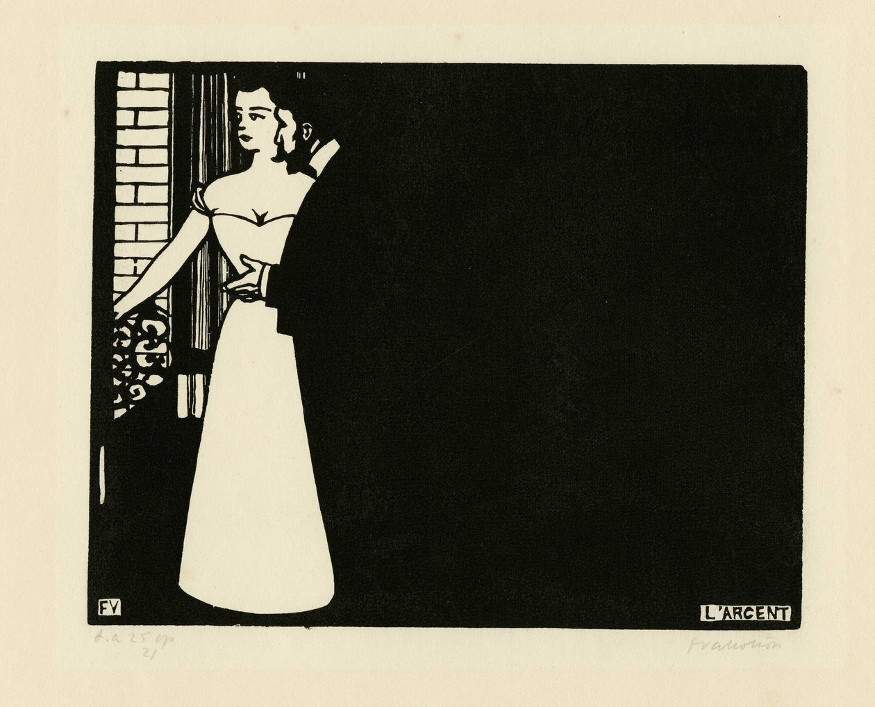 Intimita V: Peníze Intimita V: Peníze, 1898. od Felix Edouard Vallotton
