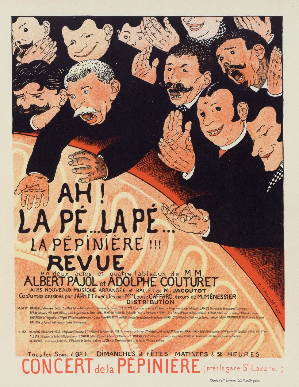 La Pepiniere Revue, cca 1896-1899. od Felix Edouard Vallotton