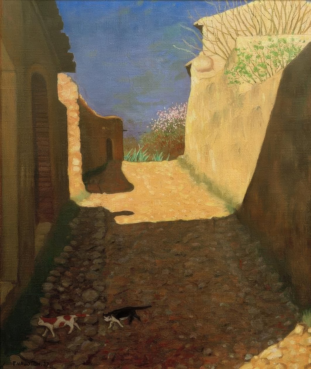 Slunečná ulice od Felix Edouard Vallotton