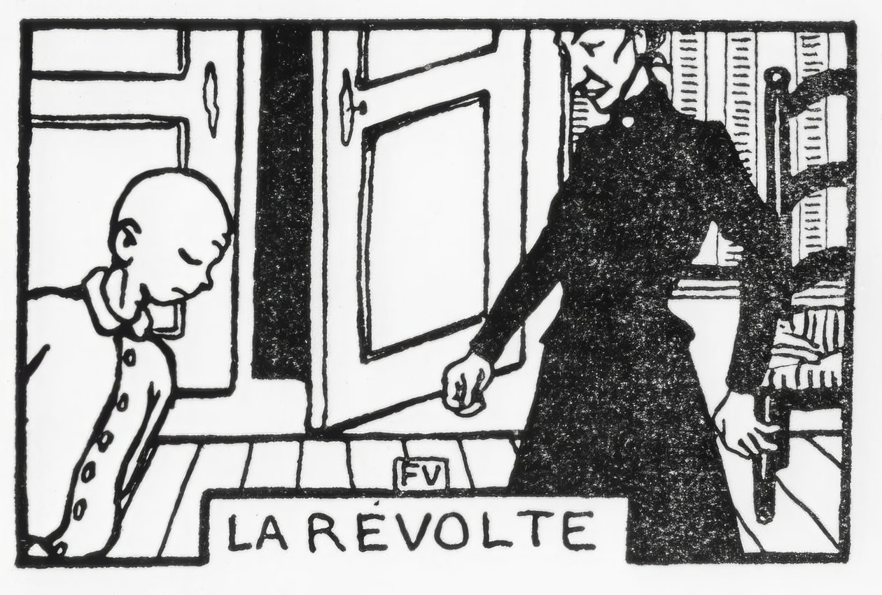 Vzpoura od Felix Edouard Vallotton