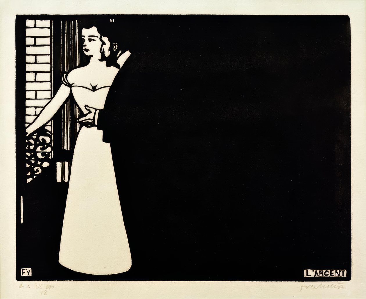 Peníze od Felix Edouard Vallotton