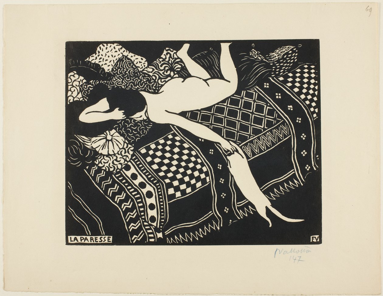 Lenost od Felix Edouard Vallotton