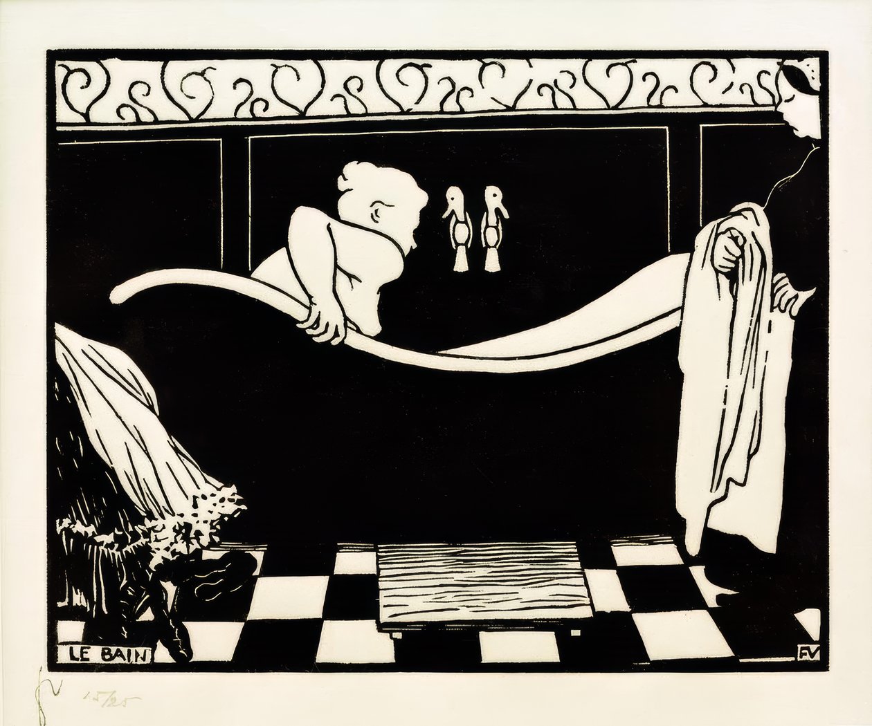 Koupel od Felix Edouard Vallotton