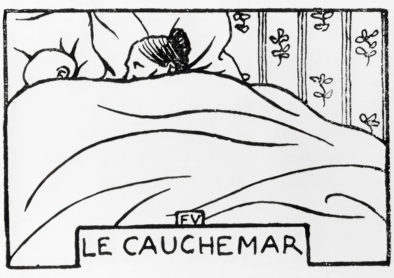 Noční můra od Felix Edouard Vallotton