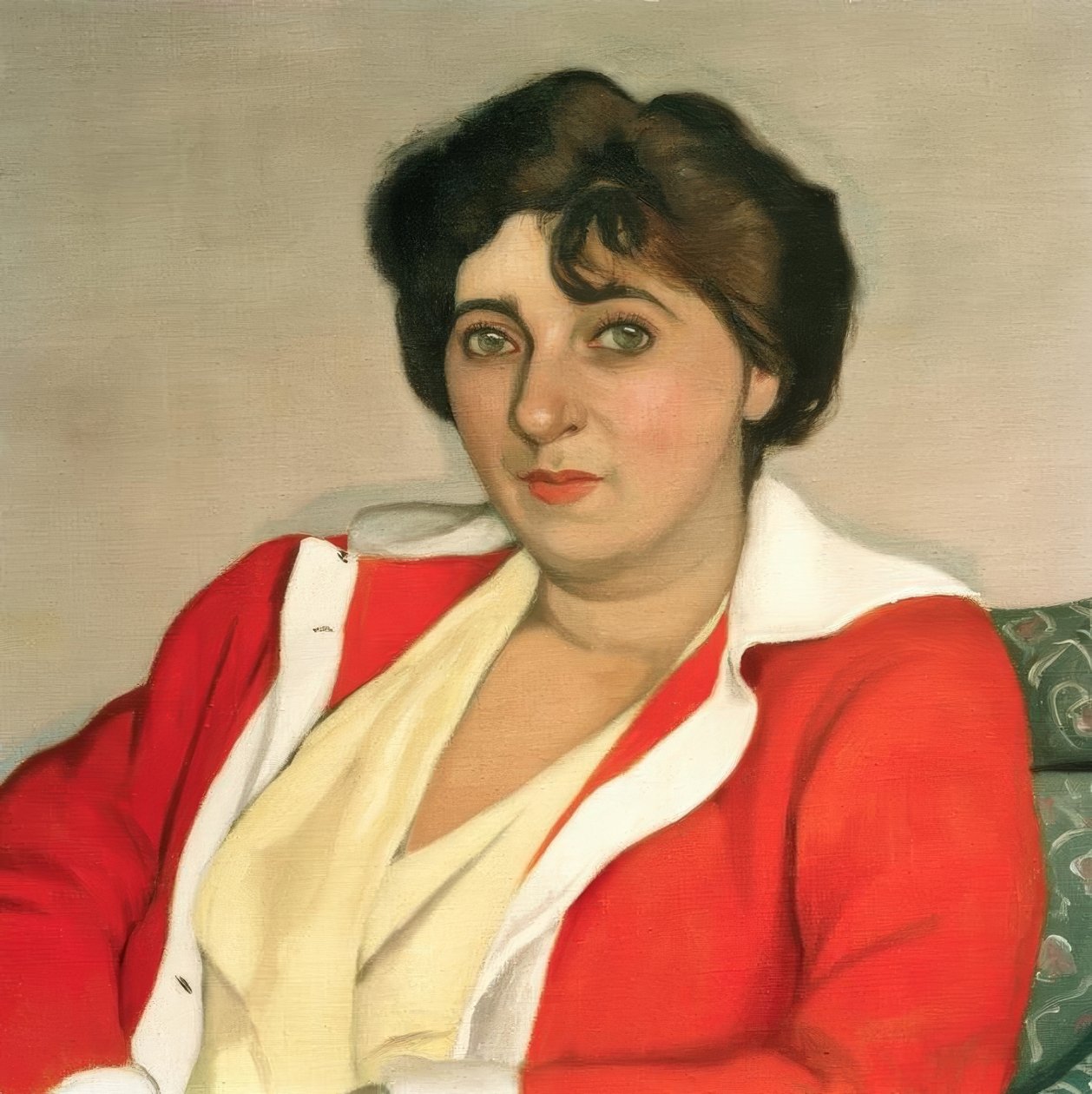 Červený svetr od Felix Edouard Vallotton