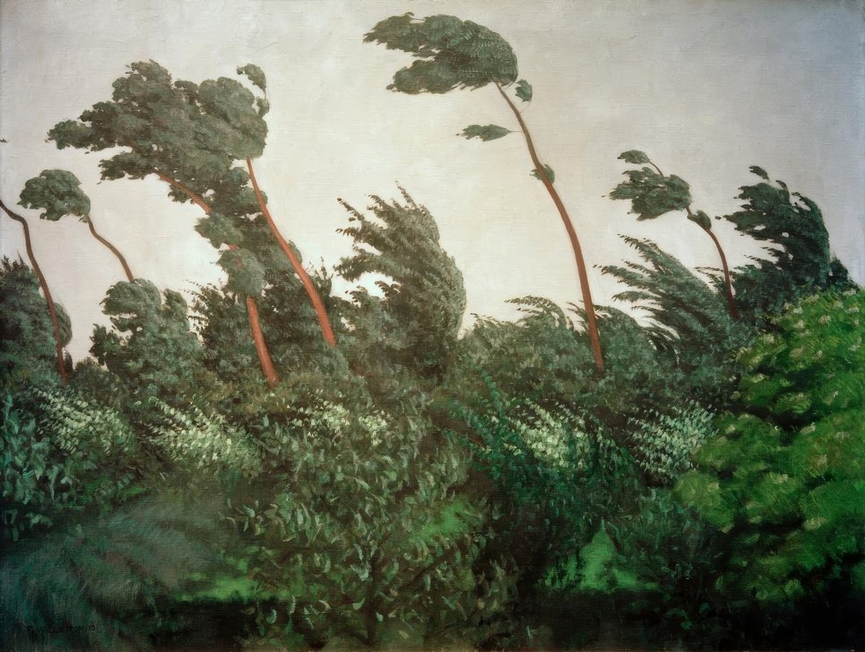 Vítr od Felix Edouard Vallotton