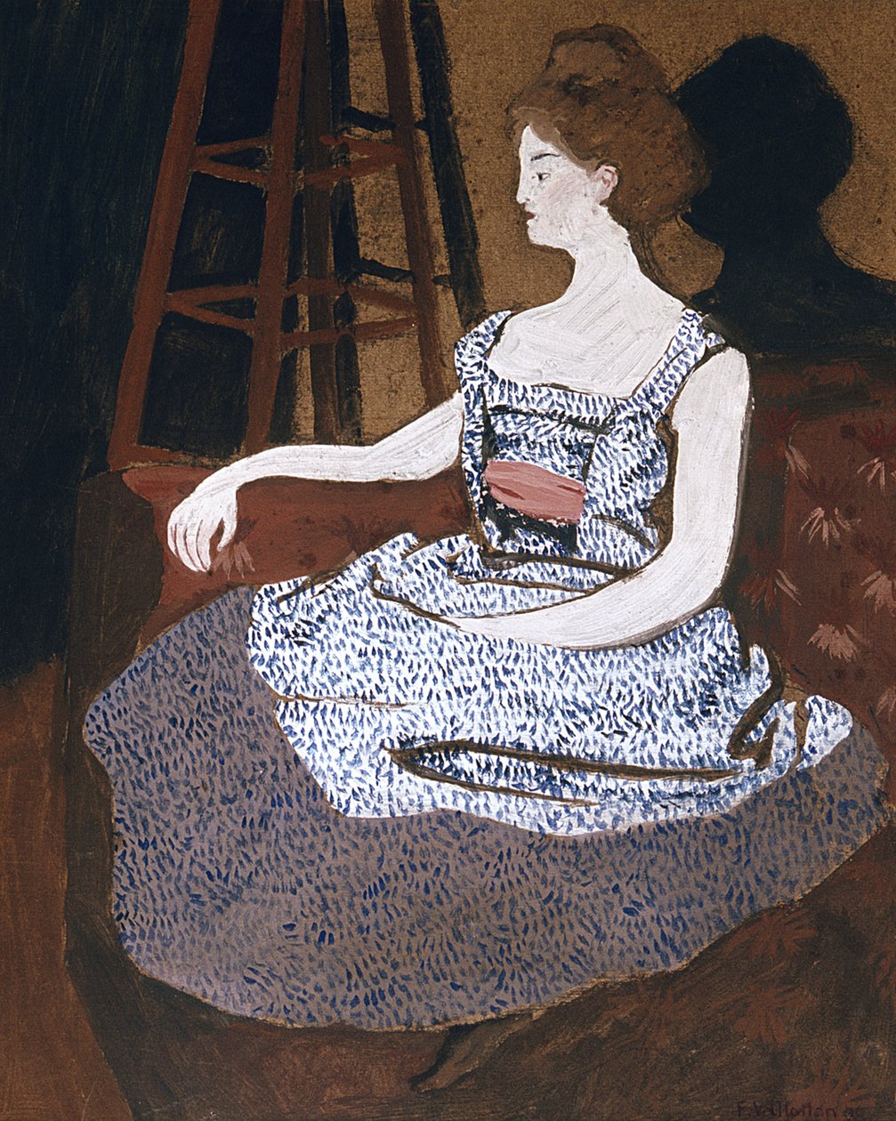 Misia Godebska-Natanson od Felix Edouard Vallotton