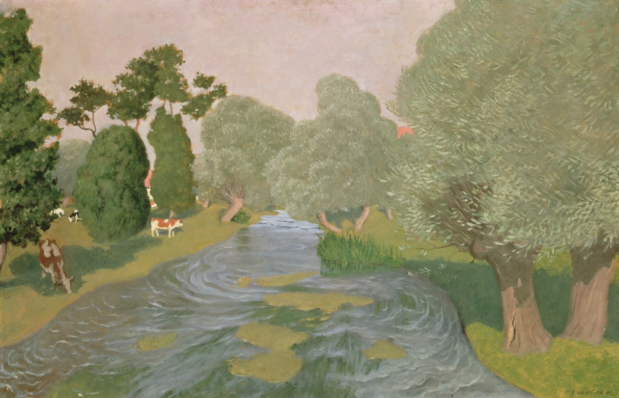Krajina Normandie od Felix Edouard Vallotton