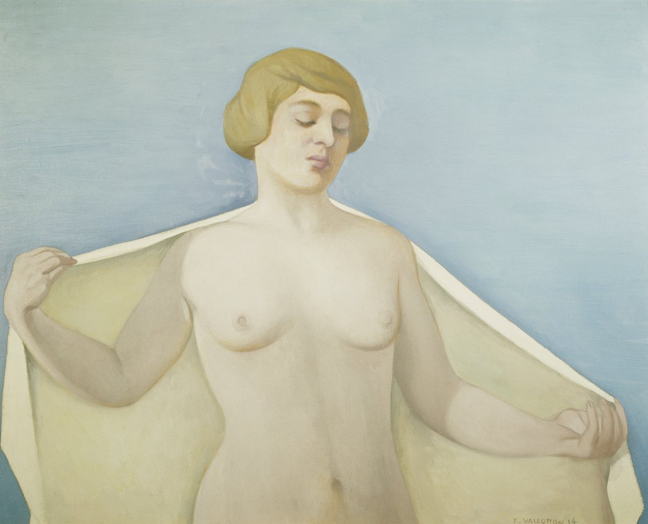 Ven z vany; Odcházení z lázně, 1914 od Felix Edouard Vallotton