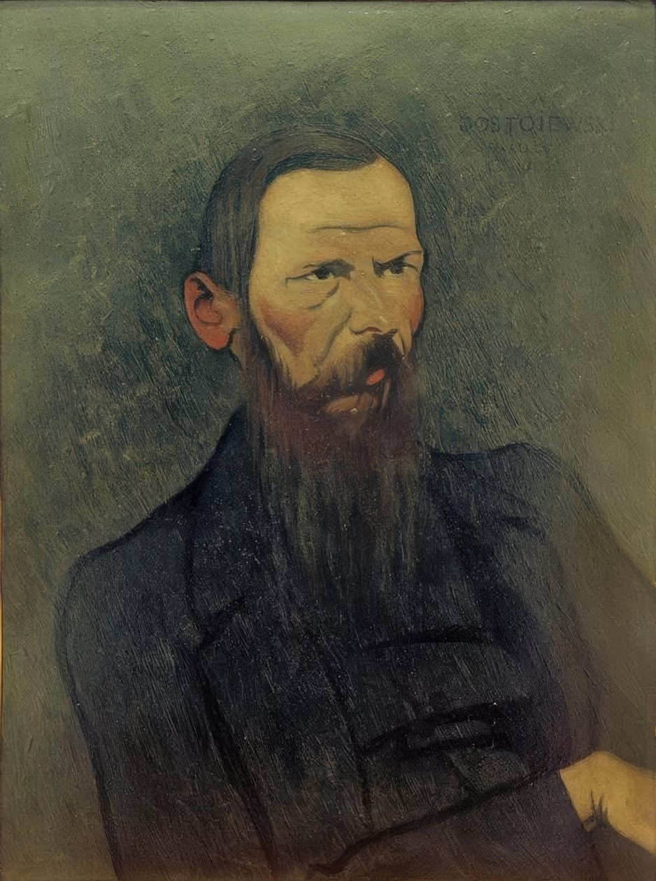 Dekorativní portrét Dostojevského od Felix Edouard Vallotton