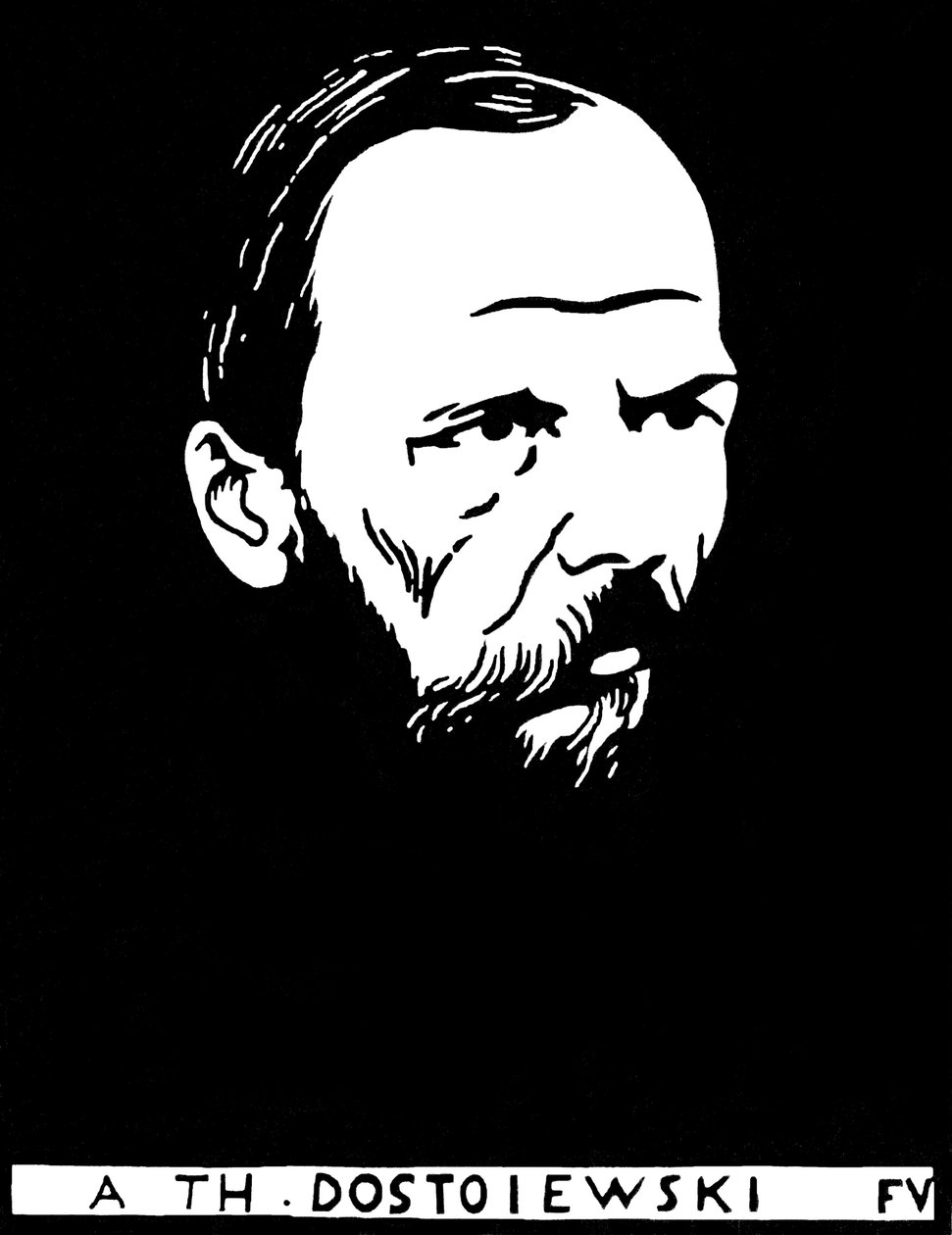 Portrét Fedora Michajloviče Dostojevského (Dostojevskij, Dostojevskij, Dostojevskij, Dostojevskij, Fjodor Dostojevskij od Felix Edouard Vallotton