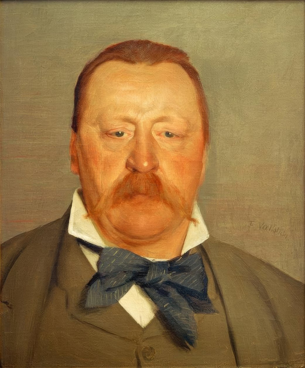 Portrét monsieur Alfred Delisle od Felix Edouard Vallotton