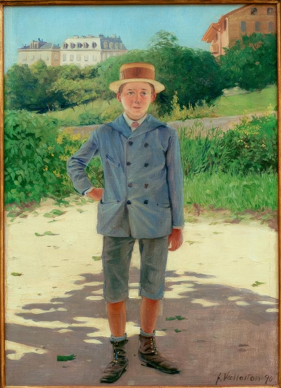Portrét mladého Delisle od Felix Edouard Vallotton