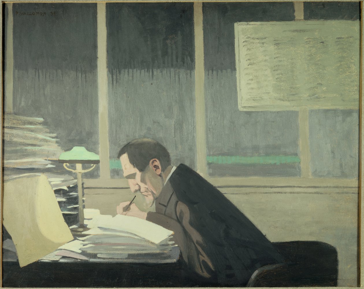 Portrét Felixe Feneona (1861-1944), uměleckého kritika, novináře a ředitele časopisu La revue blanche”” Malba Felixe Vallottona (1865-1925) (ec.suiss) od Felix Edouard Vallotton