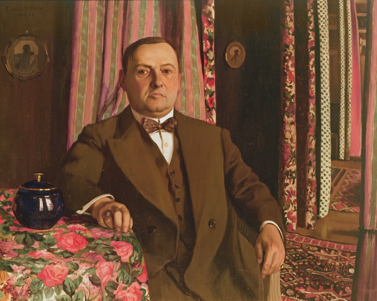 Portrét Georga E. Haasena, 1913 od Felix Edouard Vallotton