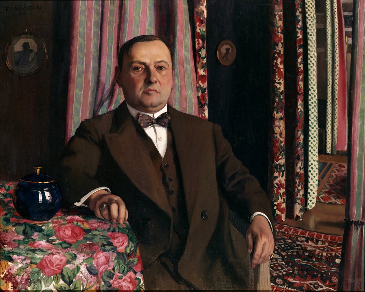 Portrét Georgese Haasena, 1913 od Felix Edouard Vallotton