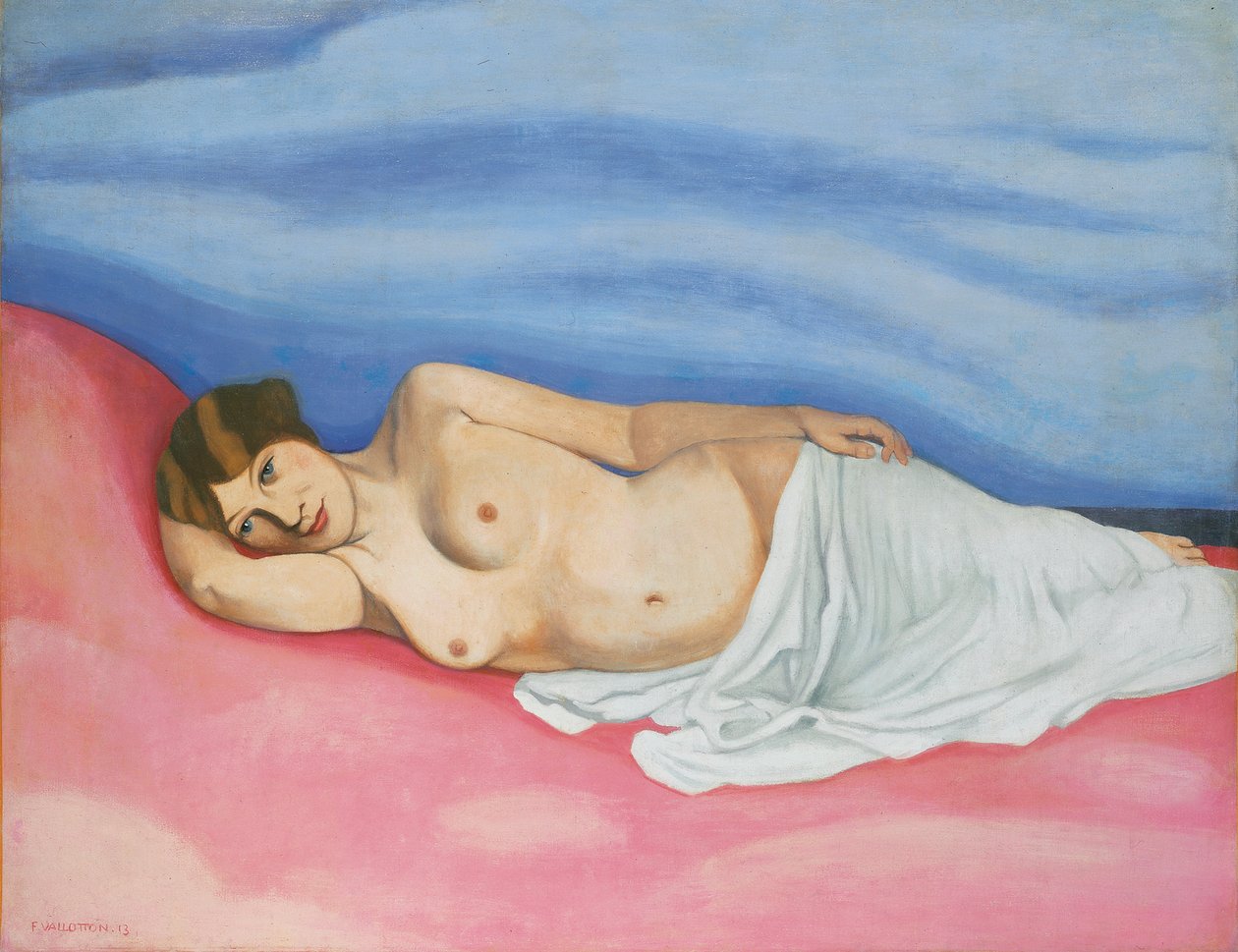 Ležící ženský akt, 1913 od Felix Edouard Vallotton