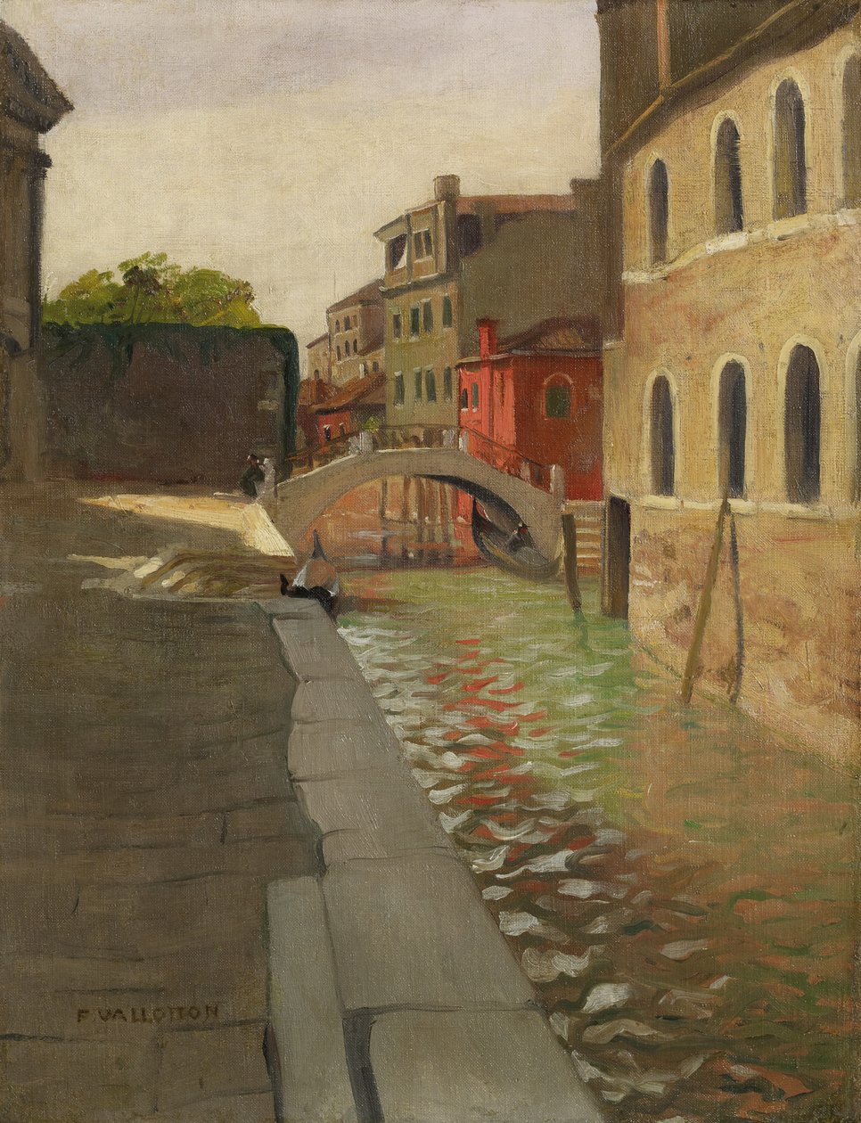 Rio della Salute, Benátky, kolem roku 1902 od Felix Edouard Vallotton