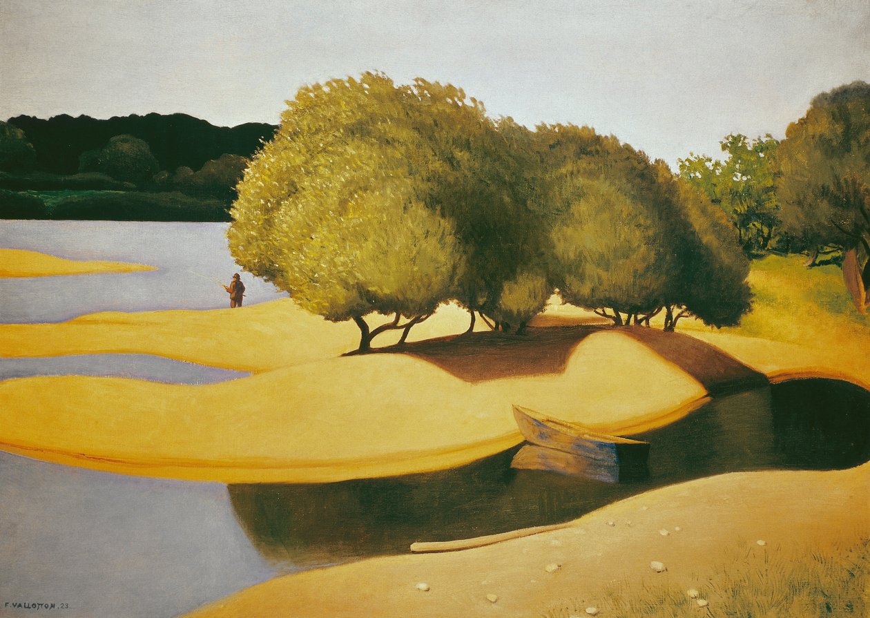Písky na okraji Loiry od Felix Edouard Vallotton