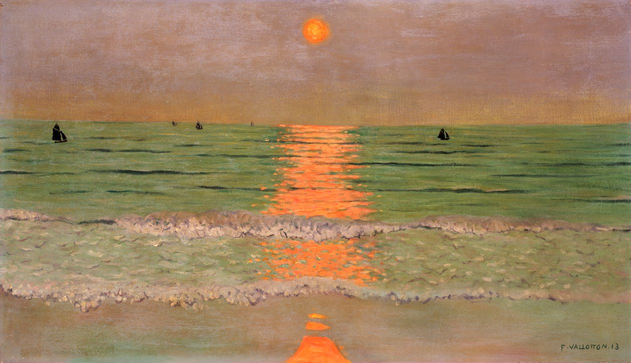 Západ slunce, 1913 od Felix Edouard Vallotton