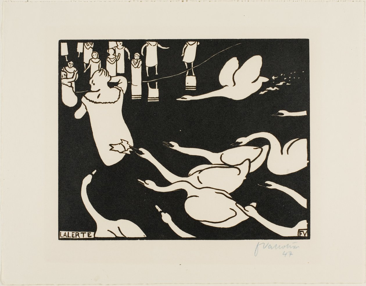 Alarm od Felix Edouard Vallotton