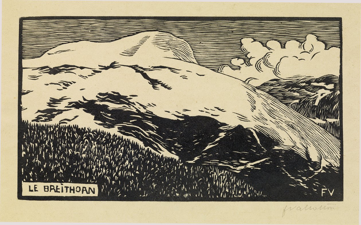 Breithorn, 1892 od Felix Edouard Vallotton