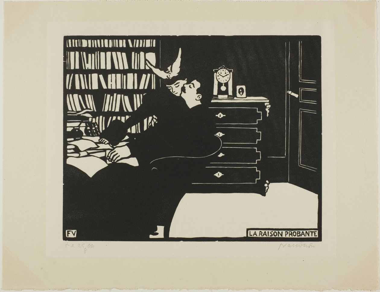 Cogent Reason, deska čtyři z Intimacies od Felix Edouard Vallotton