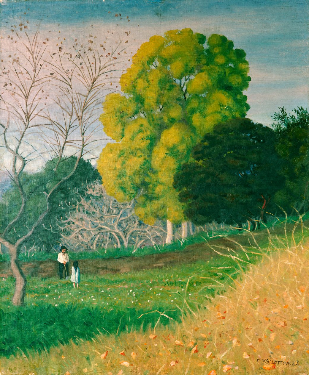 Zelený strom, Cagnes, 1924 od Felix Edouard Vallotton