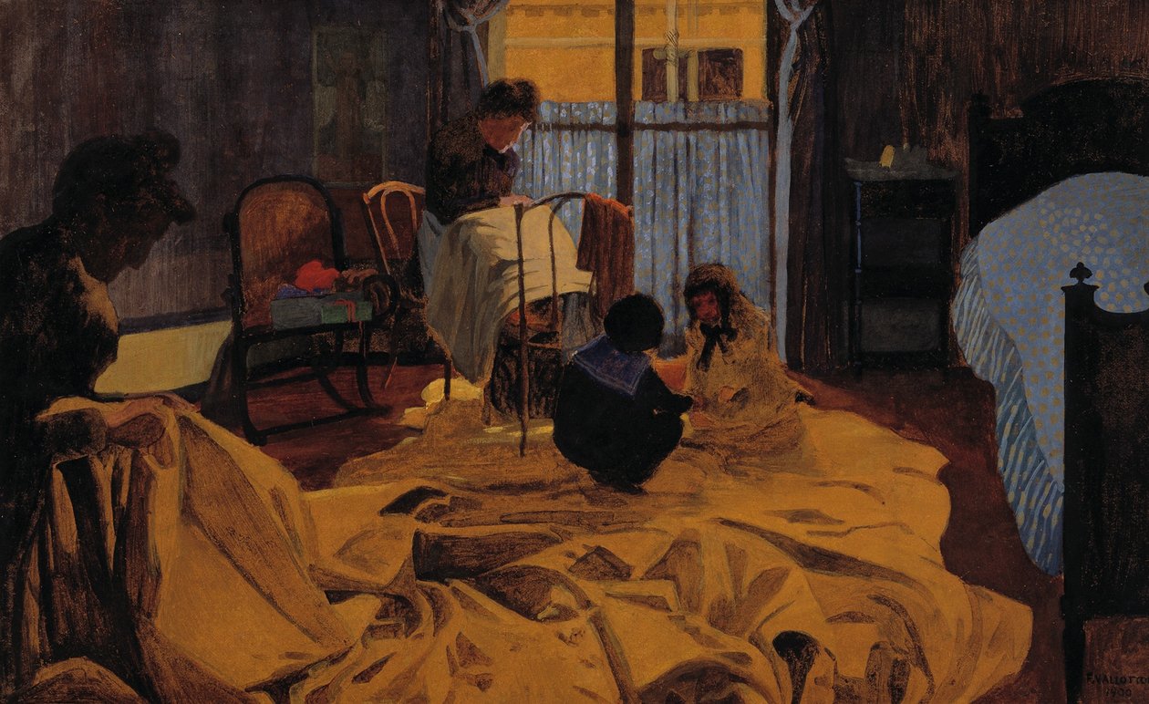 Prádelna, Modrý pokoj od Felix Edouard Vallotton