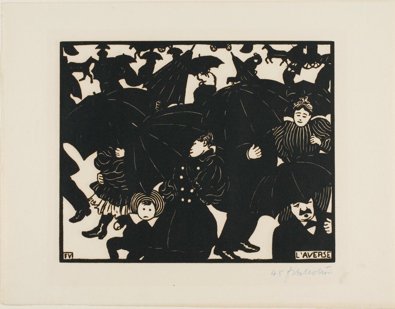 Sprcha od Felix Edouard Vallotton