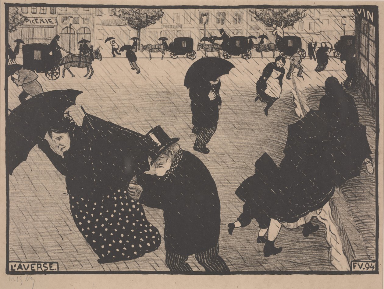 Sprcha od Felix Edouard Vallotton