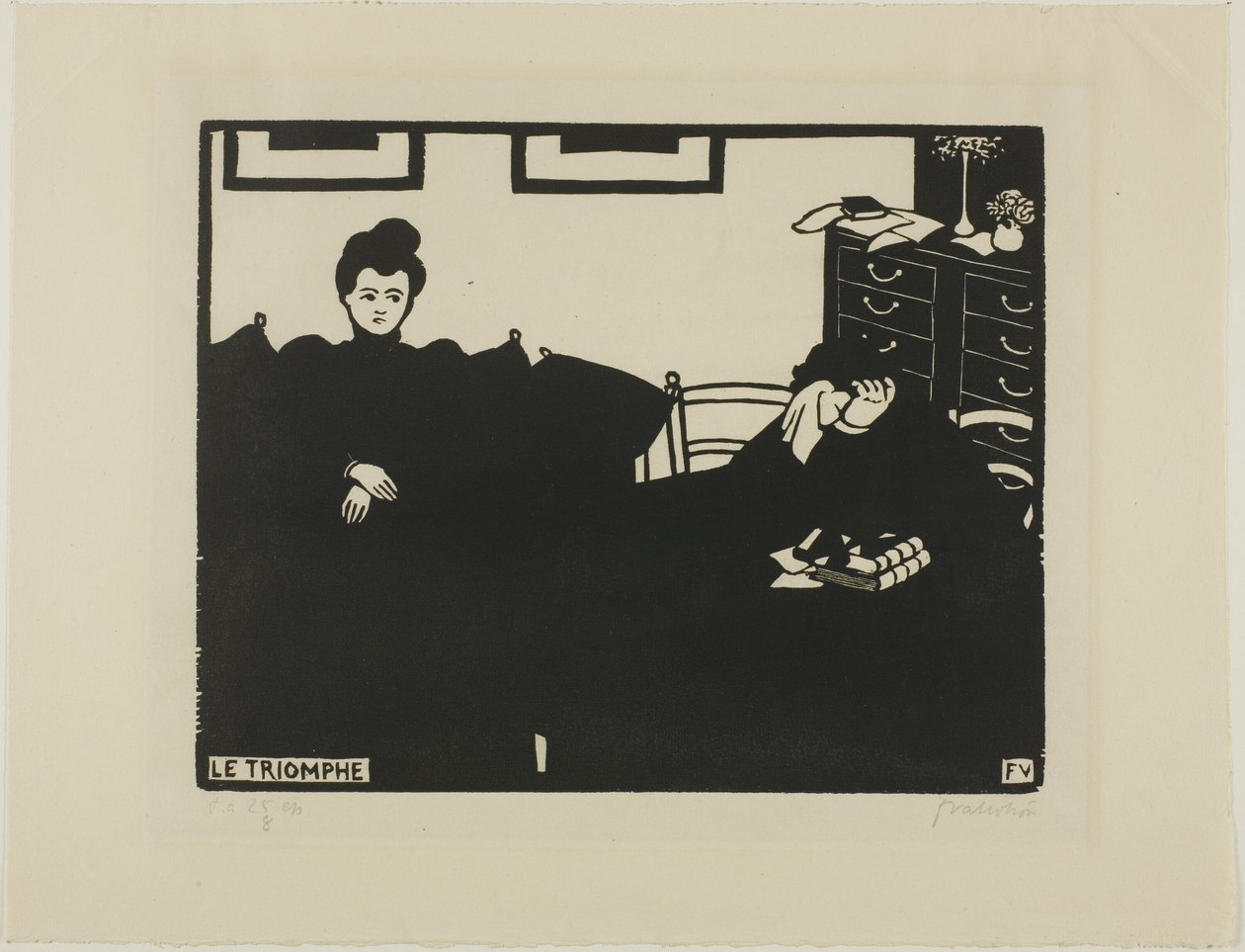 Triumph, deska dva z Intimacies od Felix Edouard Vallotton