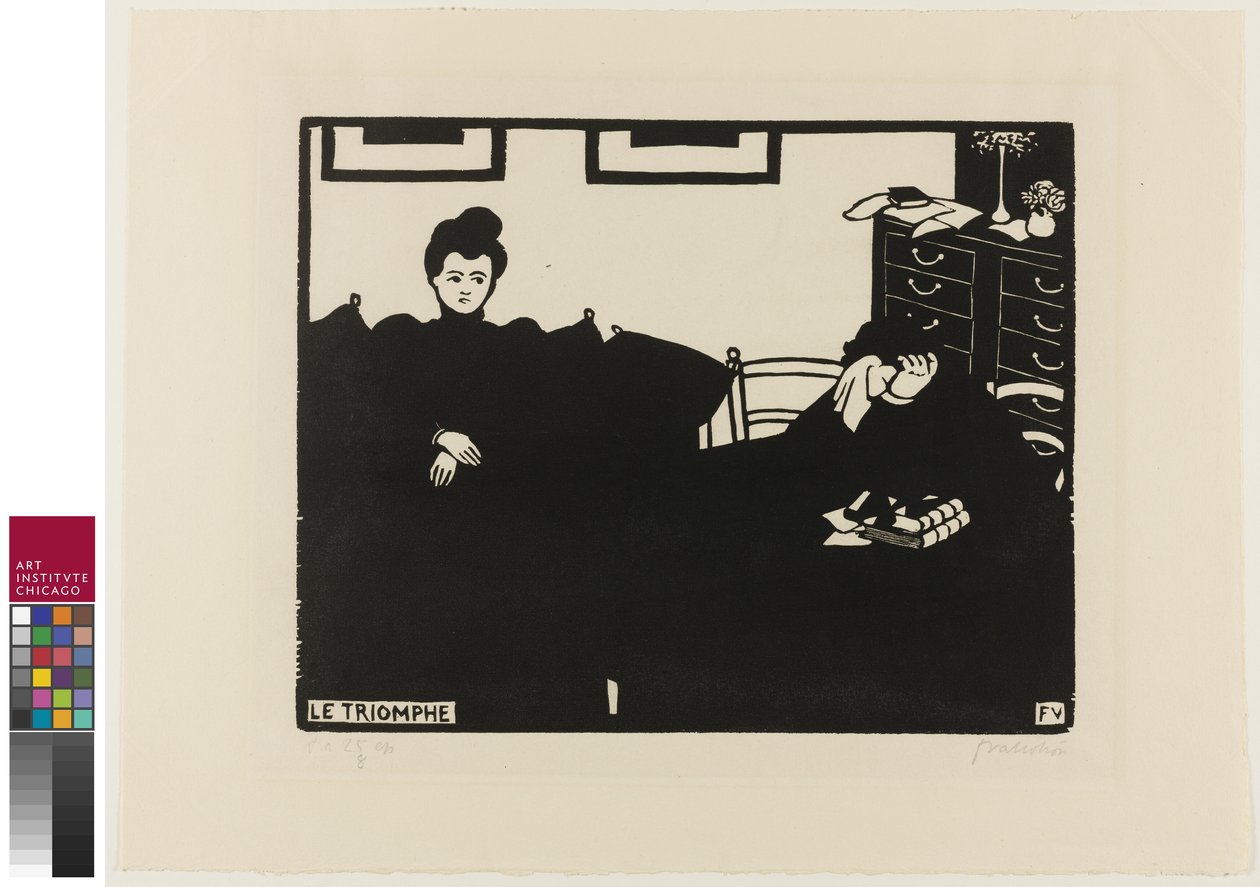 The Triumph, deska dva z Intimacies, 1898 od Felix Edouard Vallotton